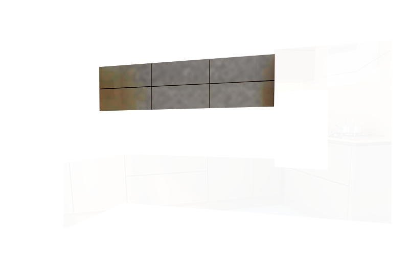 фотография из конструктора Стильные и современные Кухни - верхний модуль цвета Антрацит Металлик