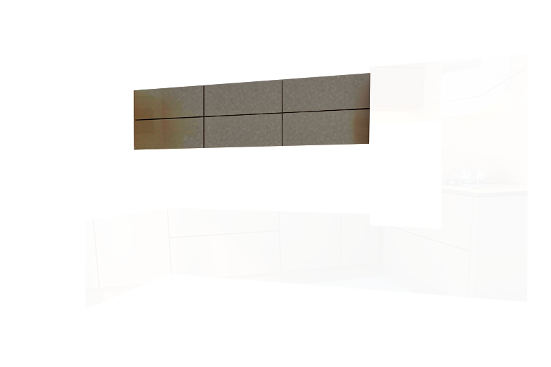 фотография из конструктора Стильные и современные Кухни - верхний модуль цвета Базальт Металлик