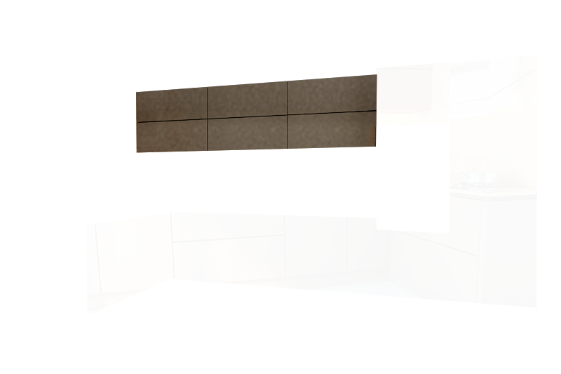 фотография из конструктора Стильные и современные Кухни - верхний модуль цвета Лава